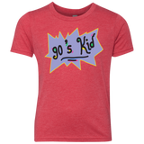 T-Shirts Vintage Red / YXS 90's Kid Youth Triblend T-Shirt