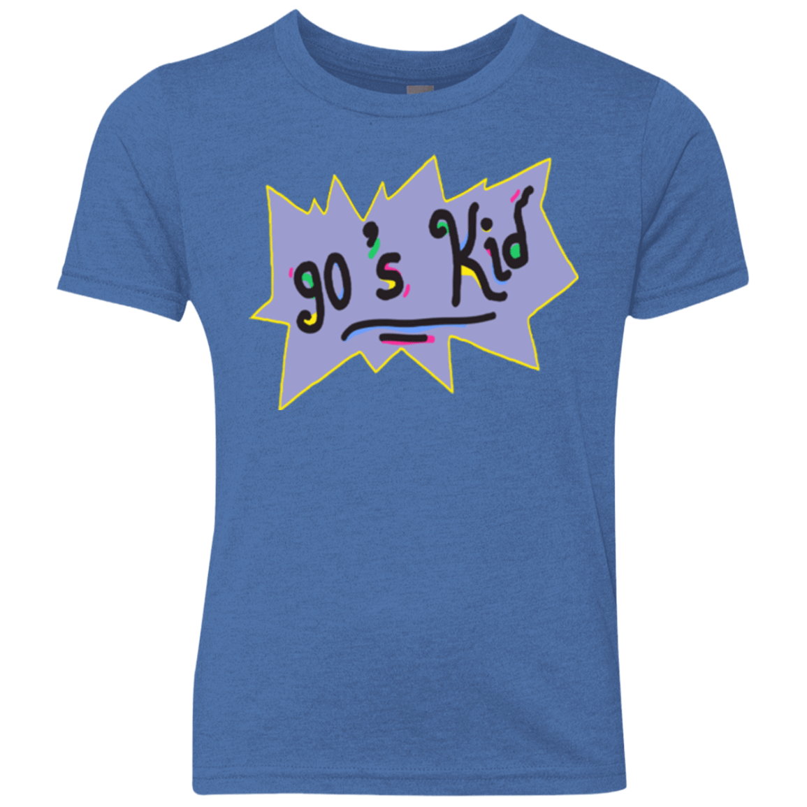 T-Shirts Vintage Royal / YXS 90's Kid Youth Triblend T-Shirt