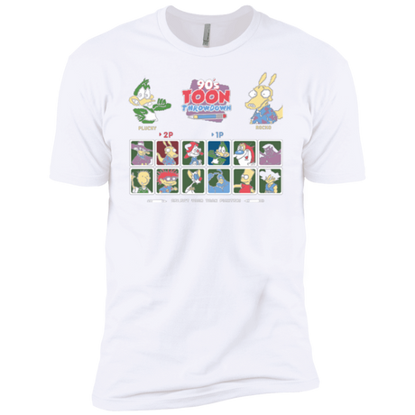 T-Shirts White / YXS 90s Toon Throwdown Boys Premium T-Shirt