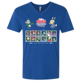 T-Shirts Royal / X-Small 90s Toon Throwdown Men's Premium V-Neck