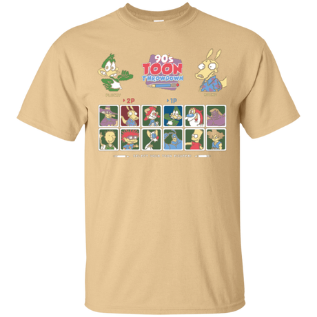 T-Shirts Vegas Gold / Small 90s Toon Throwdown T-Shirt