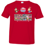 T-Shirts Red / 2T 90s Toon Throwdown Toddler Premium T-Shirt