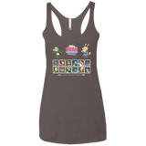 T-Shirts Macchiato / X-Small 90s Toon Throwdown Women's Triblend Racerback Tank