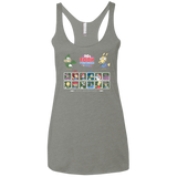 T-Shirts Venetian Grey / X-Small 90s Toon Throwdown Women's Triblend Racerback Tank