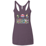 T-Shirts Vintage Purple / X-Small 90s Toon Throwdown Women's Triblend Racerback Tank