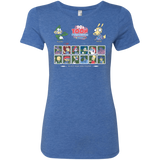 T-Shirts Vintage Royal / Small 90s Toon Throwdown Women's Triblend T-Shirt