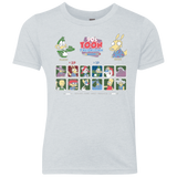 T-Shirts Heather White / YXS 90s Toon Throwdown Youth Triblend T-Shirt