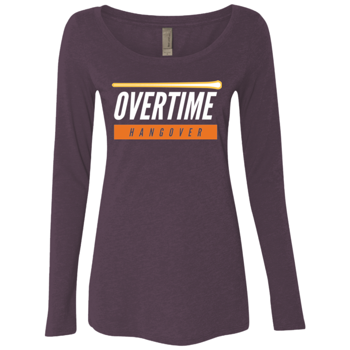 T-Shirts Vintage Purple / Small 99 Percent Hangover Women's Triblend Long Sleeve Shirt