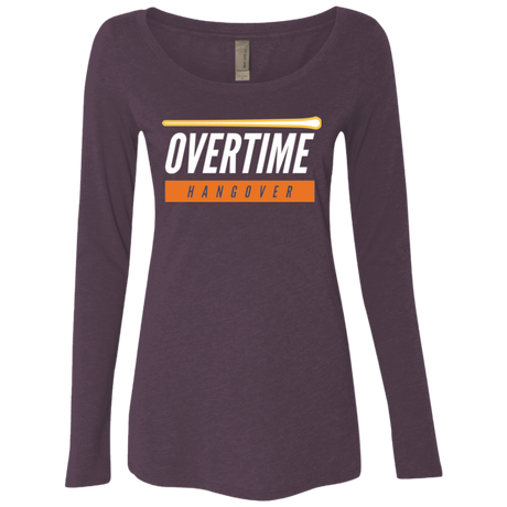 T-Shirts Vintage Purple / Small 99 Percent Hangover Women's Triblend Long Sleeve Shirt