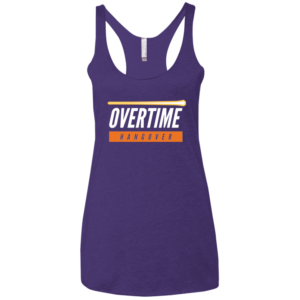 T-Shirts Purple / X-Small 99 Percent Hangover Women's Triblend Racerback Tank