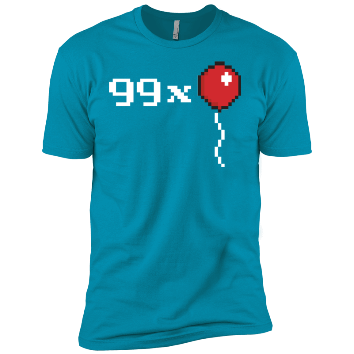 T-Shirts Turquoise / YXS 99x Balloon Boys Premium T-Shirt