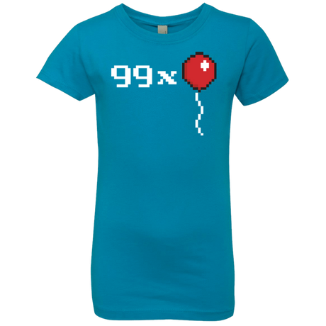 T-Shirts Turquoise / YXS 99x Balloon Girls Premium T-Shirt