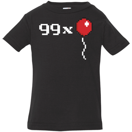 T-Shirts Black / 6 Months 99x Balloon Infant Premium T-Shirt