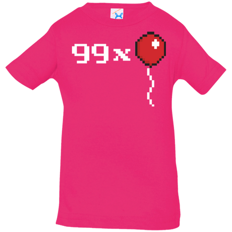 T-Shirts Hot Pink / 6 Months 99x Balloon Infant Premium T-Shirt