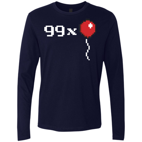 T-Shirts Midnight Navy / Small 99x Balloon Men's Premium Long Sleeve