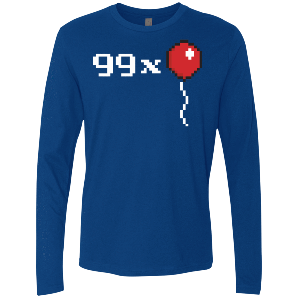 T-Shirts Royal / Small 99x Balloon Men's Premium Long Sleeve