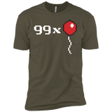 T-Shirts Military Green / X-Small 99x Balloon Men's Premium T-Shirt