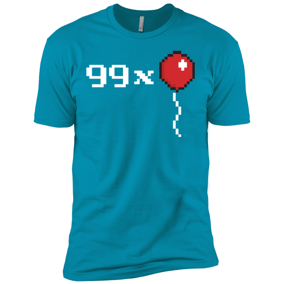 T-Shirts Turquoise / X-Small 99x Balloon Men's Premium T-Shirt