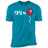 T-Shirts Turquoise / X-Small 99x Balloon Men's Premium T-Shirt