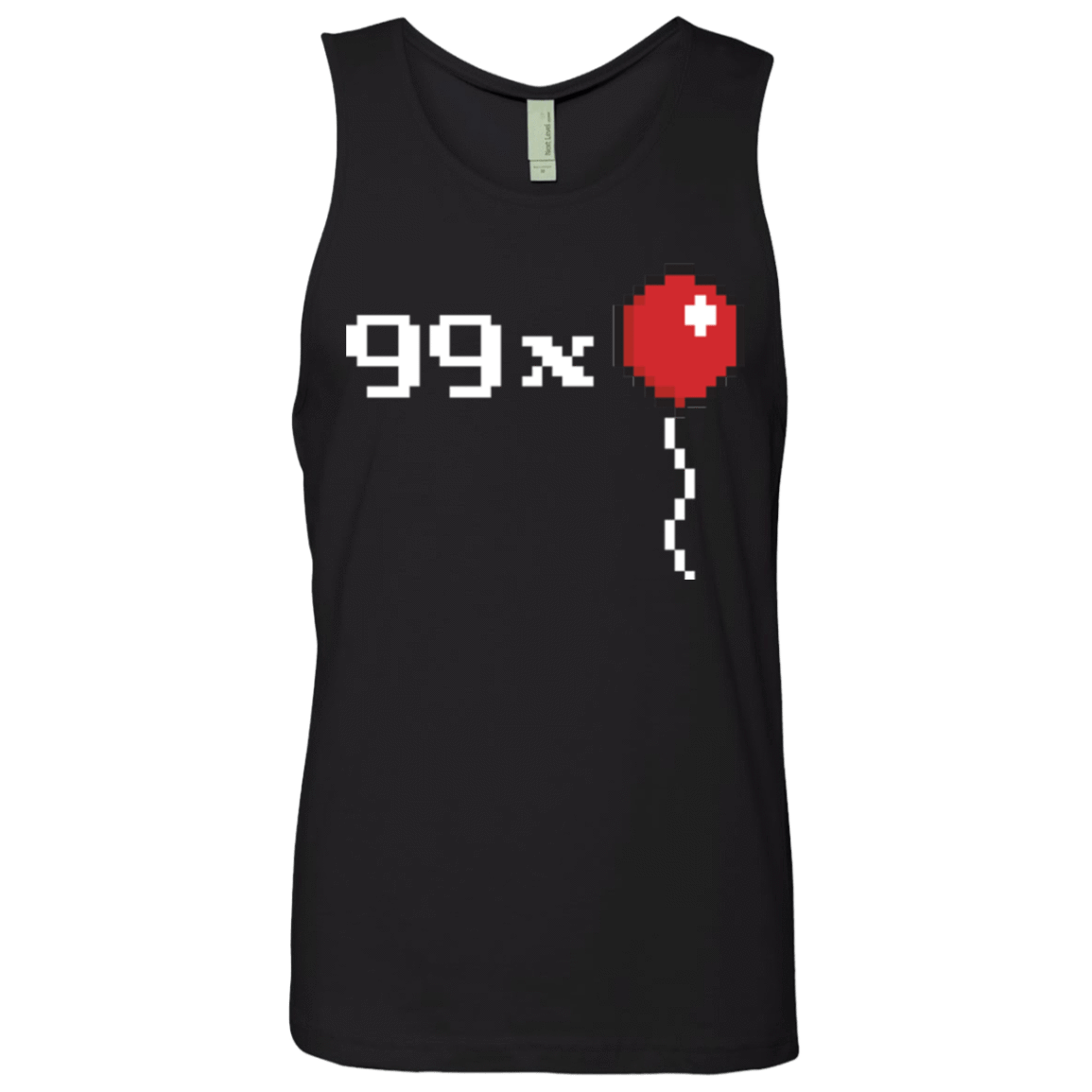 T-Shirts Black / Small 99x Balloon Men's Premium Tank Top