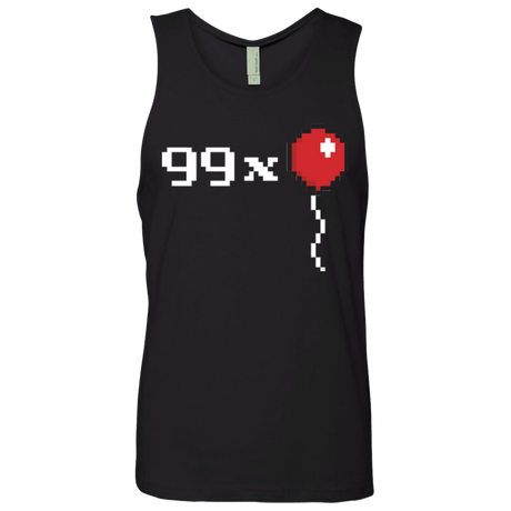 T-Shirts Black / Small 99x Balloon Men's Premium Tank Top