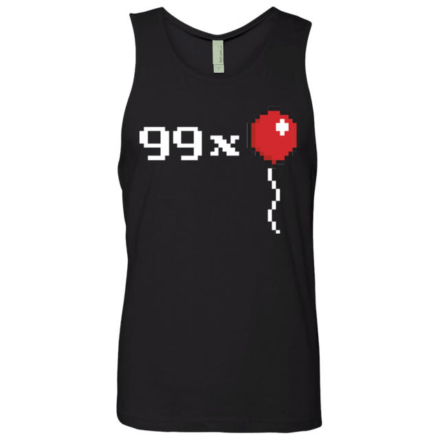 T-Shirts Black / Small 99x Balloon Men's Premium Tank Top