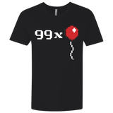 T-Shirts Black / X-Small 99x Balloon Men's Premium V-Neck