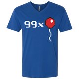 T-Shirts Royal / X-Small 99x Balloon Men's Premium V-Neck