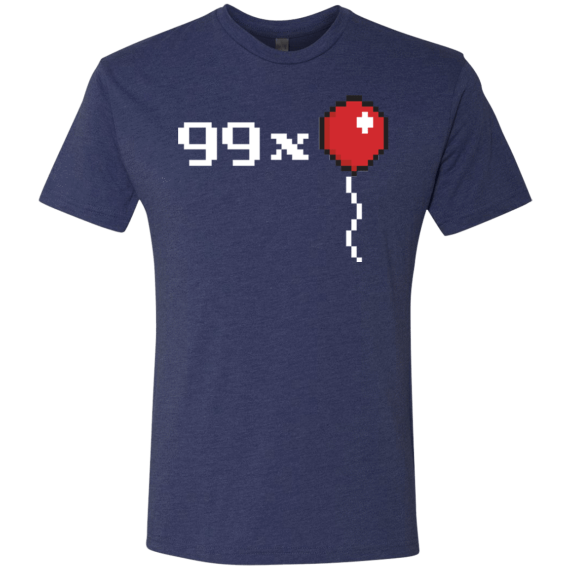T-Shirts Vintage Navy / Small 99x Balloon Men's Triblend T-Shirt