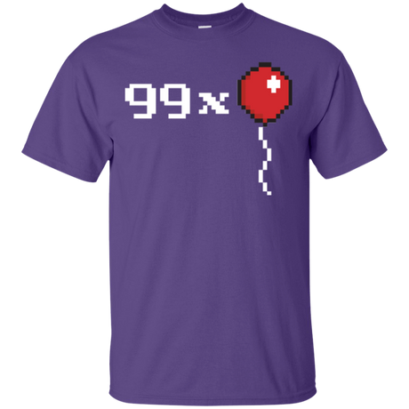 T-Shirts Purple / Small 99x Balloon T-Shirt