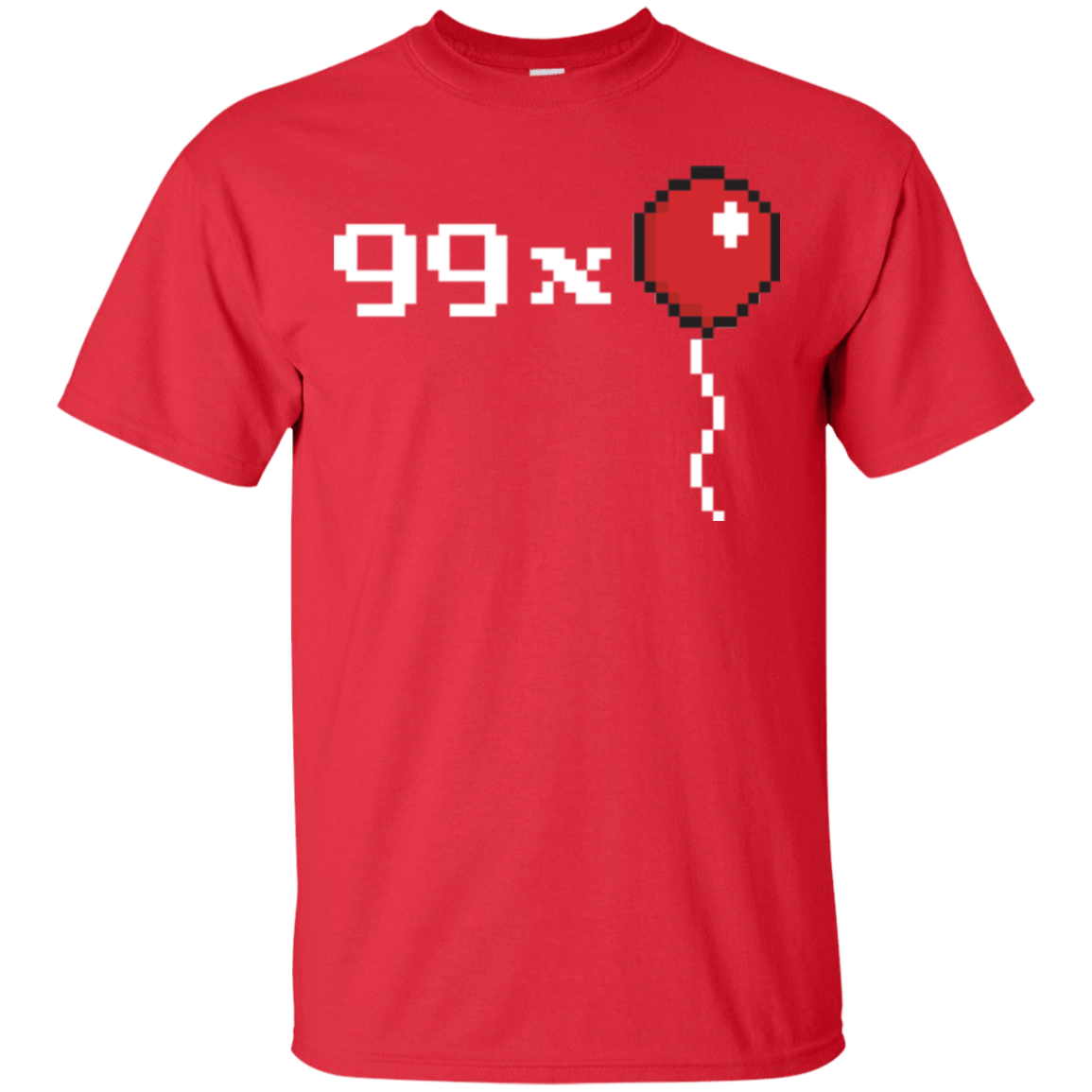 T-Shirts Red / Small 99x Balloon T-Shirt