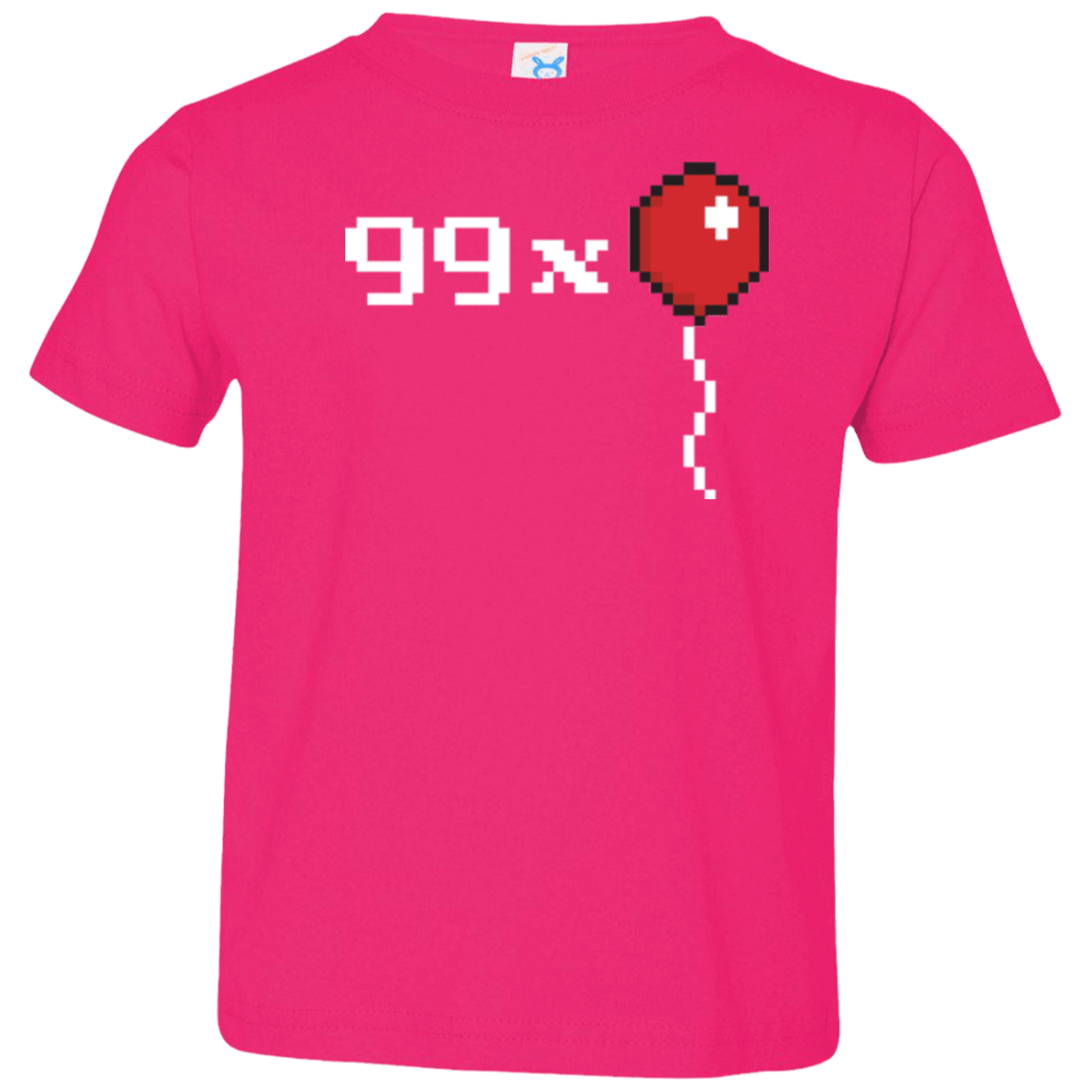 T-Shirts Hot Pink / 2T 99x Balloon Toddler Premium T-Shirt