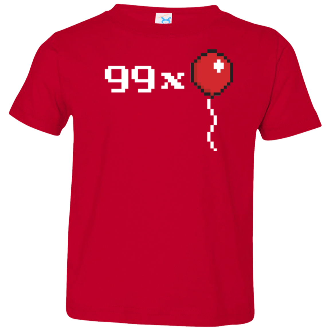 T-Shirts Red / 2T 99x Balloon Toddler Premium T-Shirt