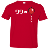 T-Shirts Red / 2T 99x Balloon Toddler Premium T-Shirt