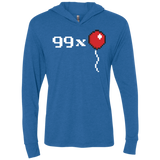 T-Shirts Vintage Royal / X-Small 99x Balloon Triblend Long Sleeve Hoodie Tee