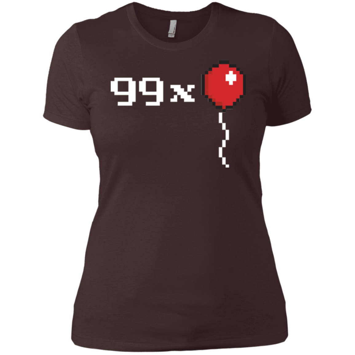 T-Shirts Dark Chocolate / X-Small 99x Balloon Women's Premium T-Shirt