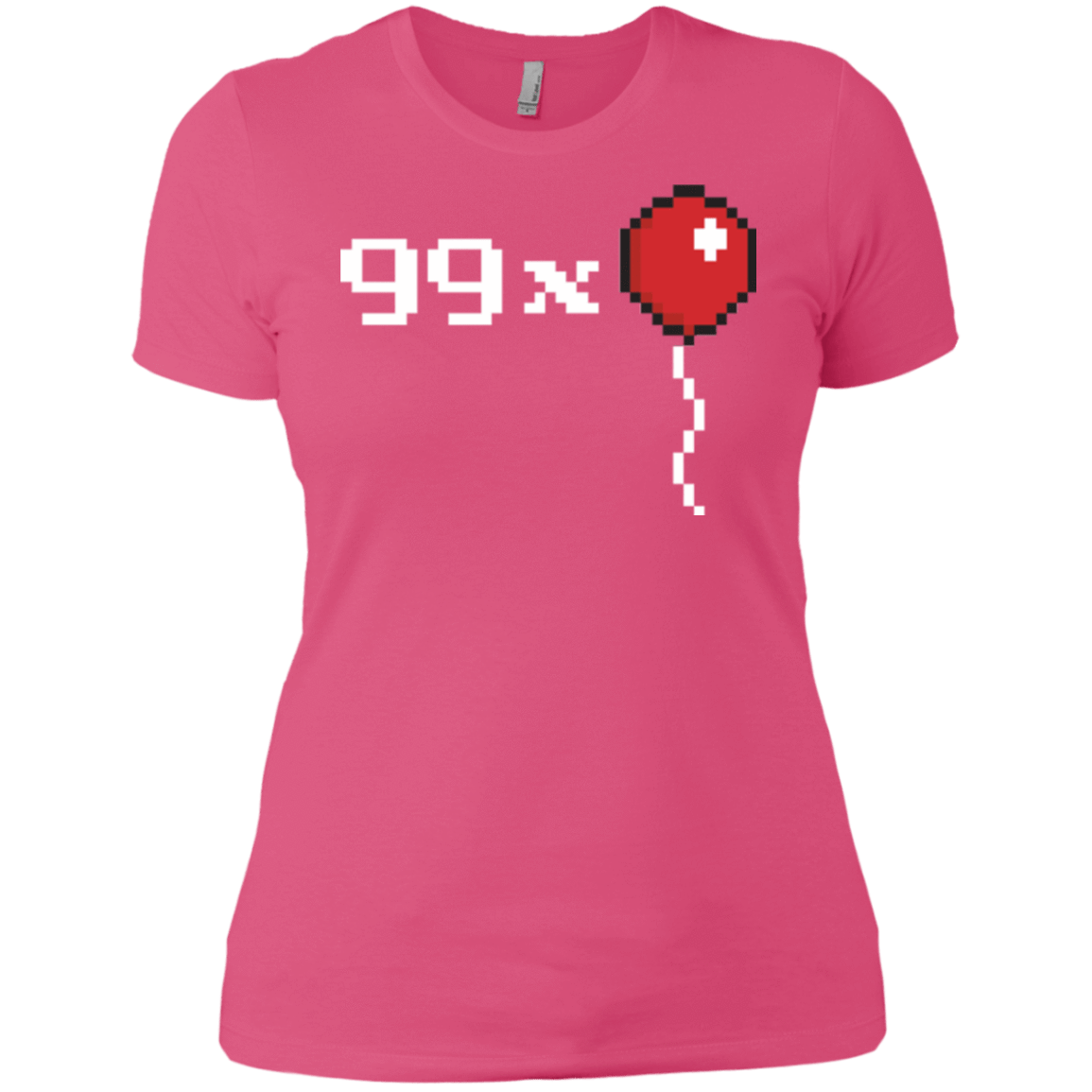 T-Shirts Hot Pink / X-Small 99x Balloon Women's Premium T-Shirt