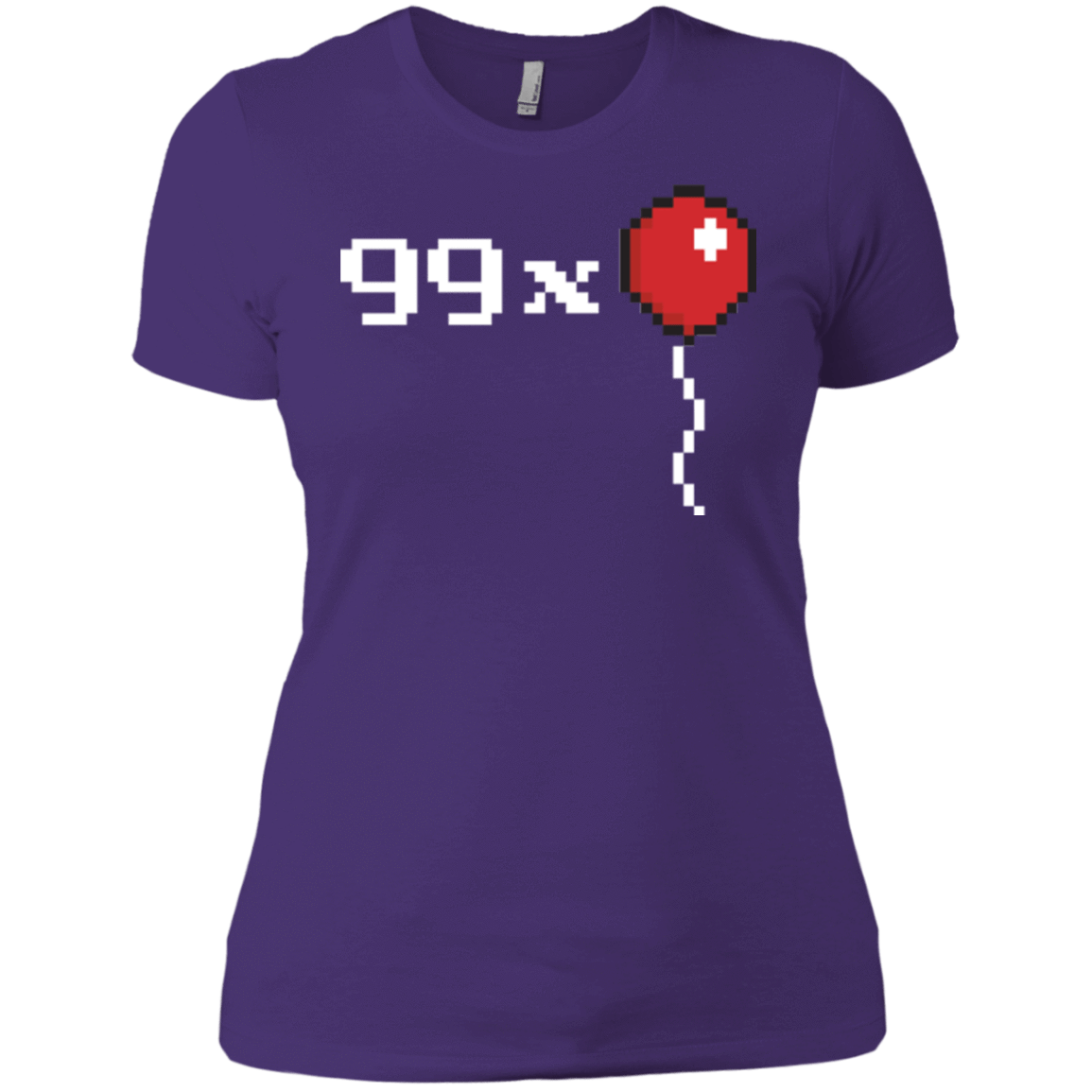 T-Shirts Purple / X-Small 99x Balloon Women's Premium T-Shirt