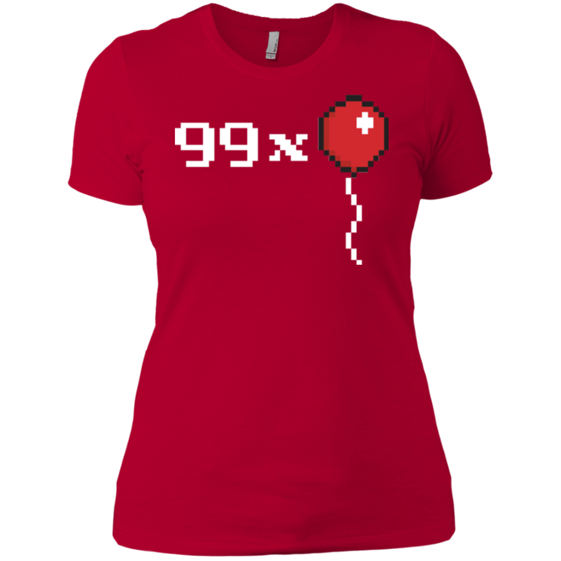 T-Shirts Red / X-Small 99x Balloon Women's Premium T-Shirt
