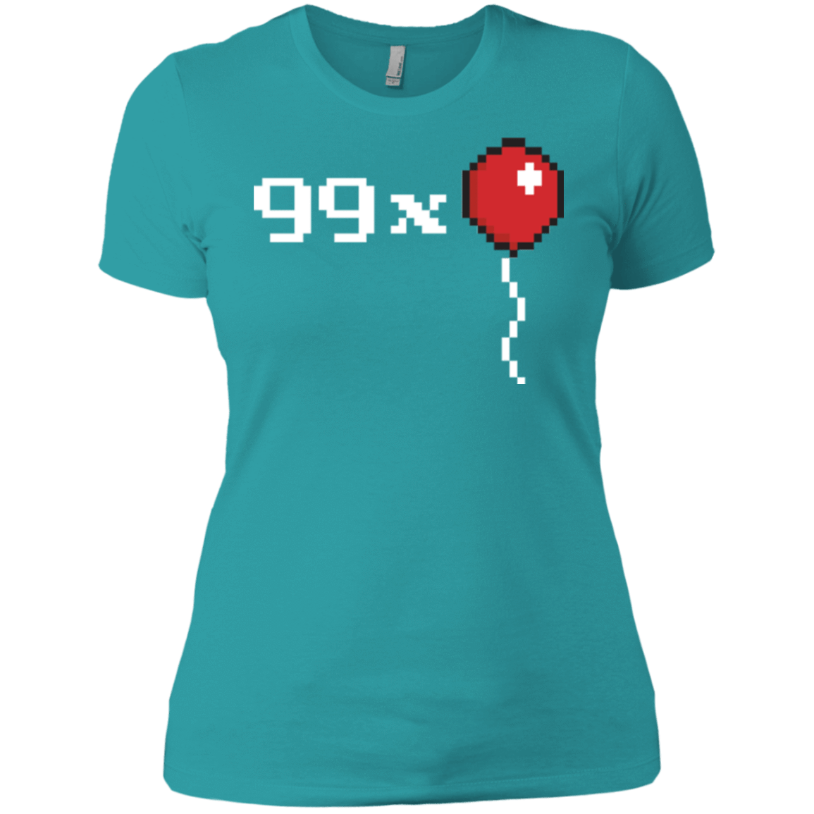 T-Shirts Tahiti Blue / X-Small 99x Balloon Women's Premium T-Shirt
