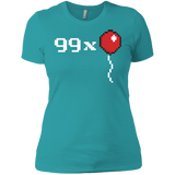 T-Shirts Tahiti Blue / X-Small 99x Balloon Women's Premium T-Shirt