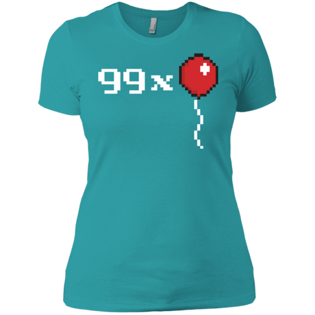 T-Shirts Tahiti Blue / X-Small 99x Balloon Women's Premium T-Shirt