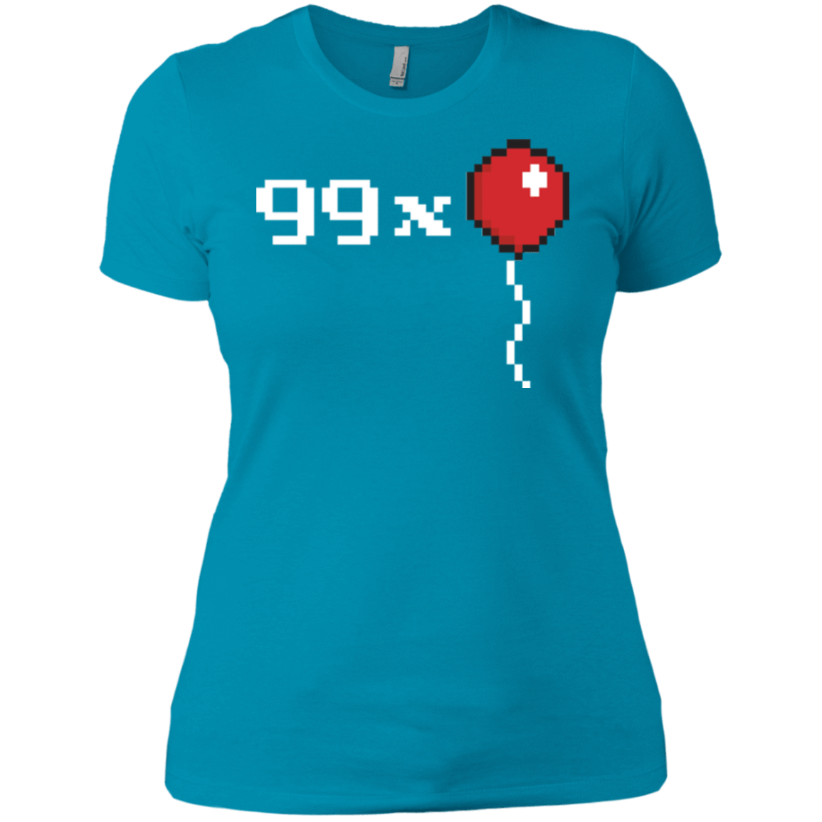 T-Shirts Turquoise / X-Small 99x Balloon Women's Premium T-Shirt