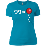 T-Shirts Turquoise / X-Small 99x Balloon Women's Premium T-Shirt