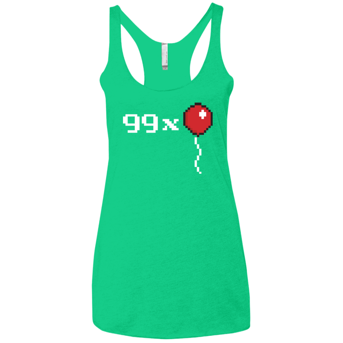 T-Shirts Envy / X-Small 99x Balloon Women's Triblend Racerback Tank