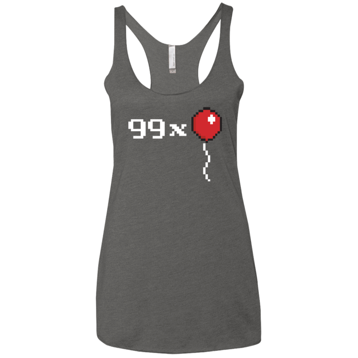 T-Shirts Premium Heather / X-Small 99x Balloon Women's Triblend Racerback Tank