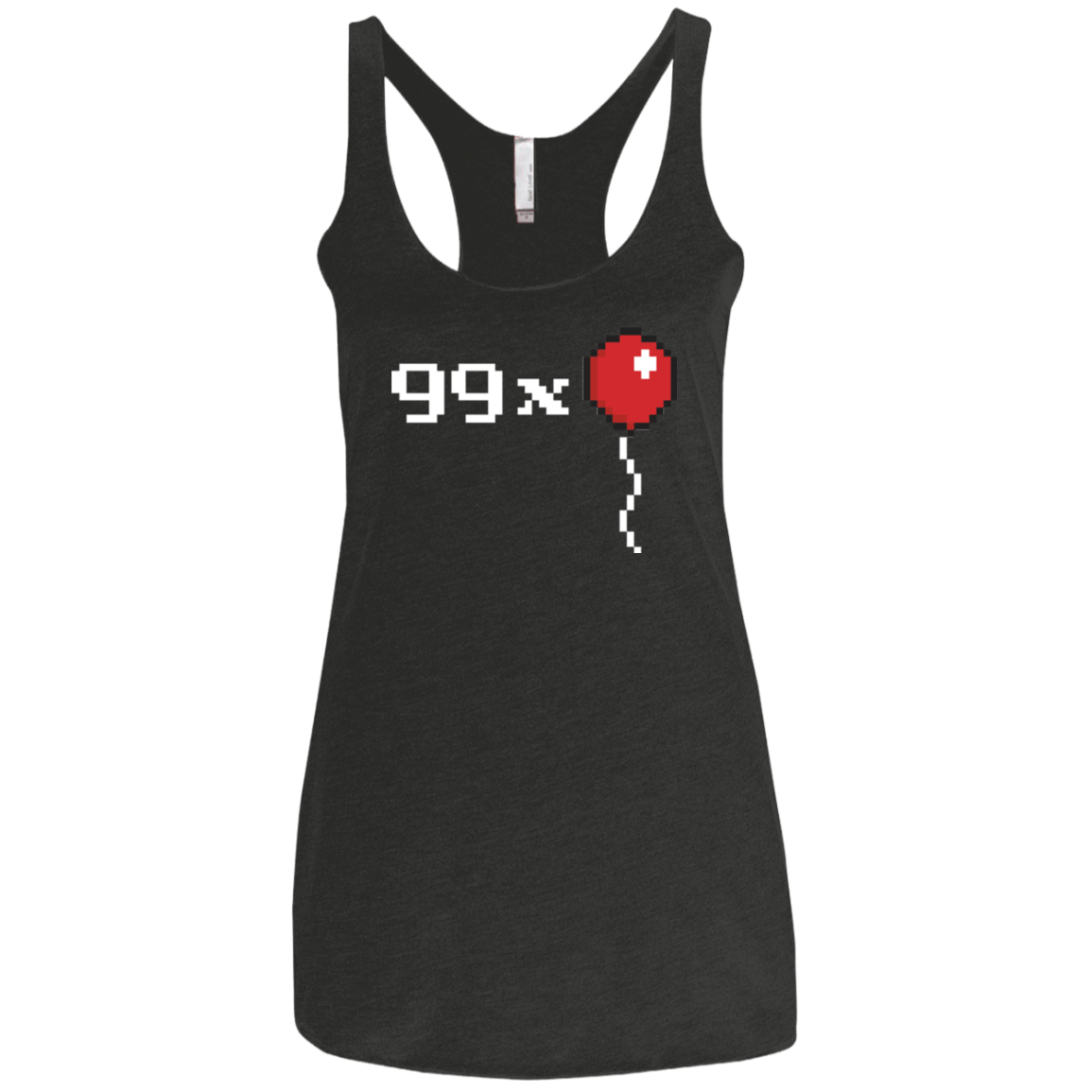 T-Shirts Vintage Black / X-Small 99x Balloon Women's Triblend Racerback Tank