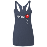 T-Shirts Vintage Navy / X-Small 99x Balloon Women's Triblend Racerback Tank