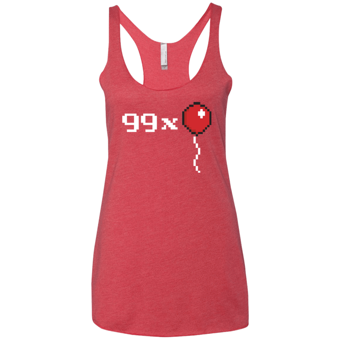 T-Shirts Vintage Red / X-Small 99x Balloon Women's Triblend Racerback Tank