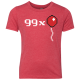 T-Shirts Vintage Red / YXS 99x Balloon Youth Triblend T-Shirt